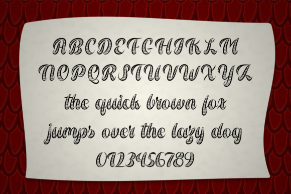 Dragon Wings Font - Preview 2