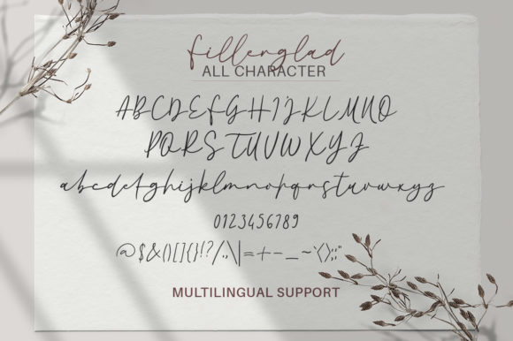Fillerglad Font - Preview 4