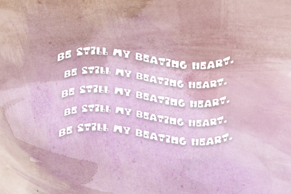 Heartbeat Font - Preview 2