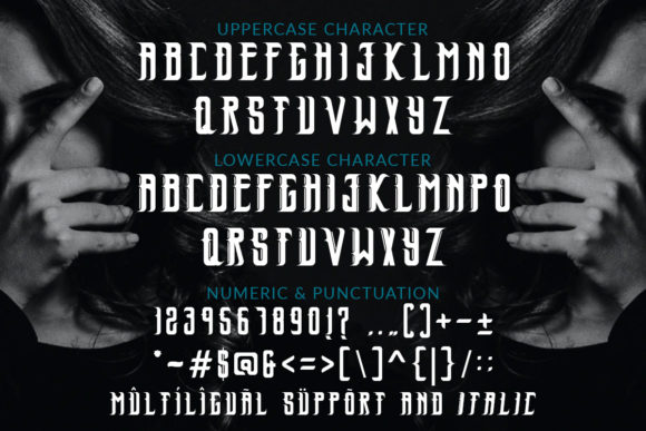 Hildane Font PNG with transparent background - Preview 1
