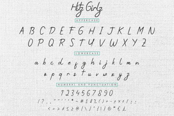 Hitz Girlz Font - Preview 4