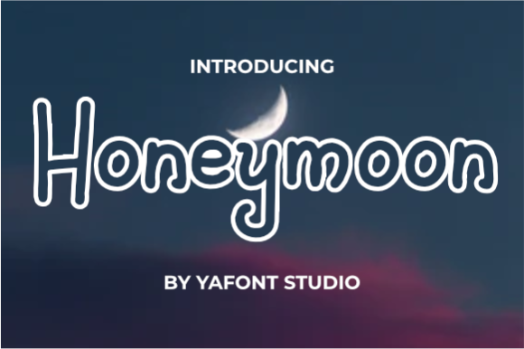 Honeymoon Font - Preview 1