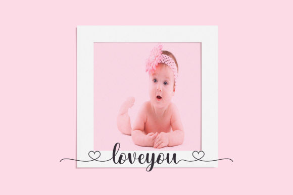 Jennie Lovely Font PNG with transparent background - Preview 1