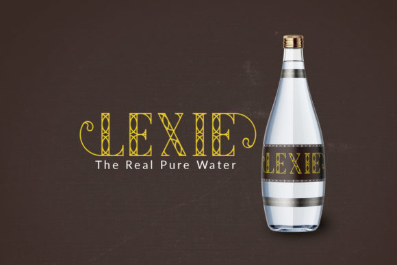 Lexie Font PNG with transparent background - Preview 3