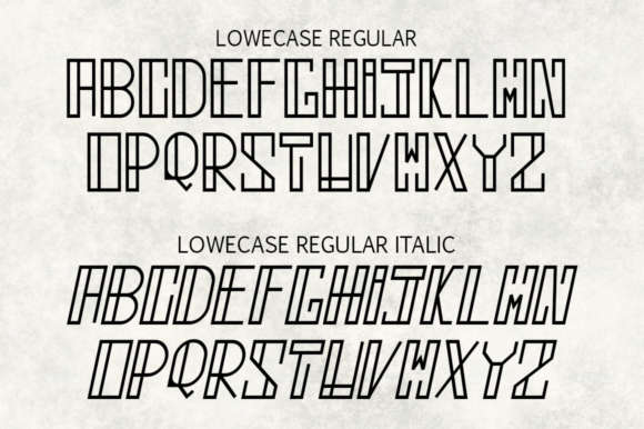 Linegers Font PNG with transparent background - Preview 1