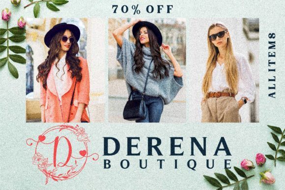 Marliana Monogram Font PNG with transparent background - Preview 1