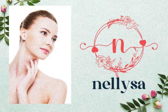 Marliana Monogram Font PNG with transparent background - Preview 5
