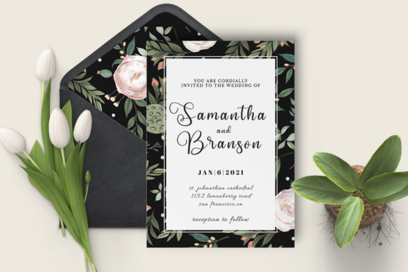 Modern Wedding Invitation Template
