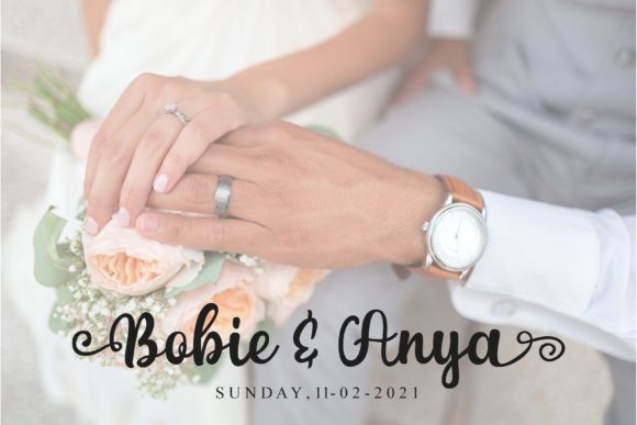 Palina Font PNG with transparent background - Preview 1