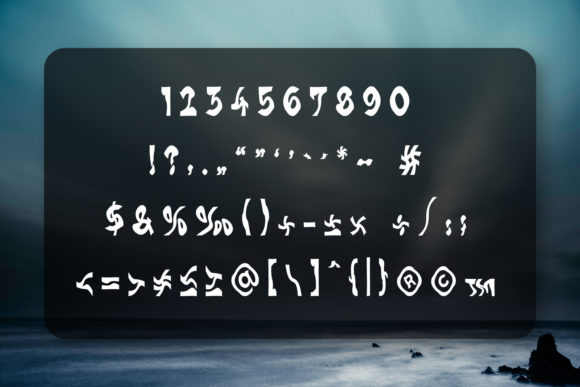 Panic Twister Font PNG with transparent background - Preview 2