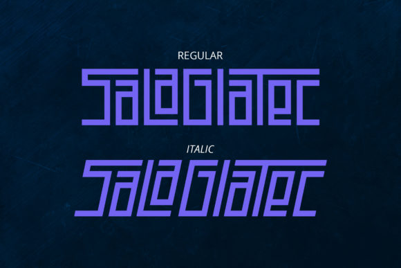 Salagiatec Font PNG with transparent background - Preview 2