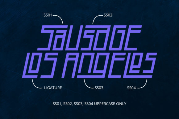 Salagiatec Font PNG with transparent background - Preview 4