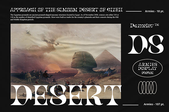 Armies Font PNG with transparent background - Preview 3
