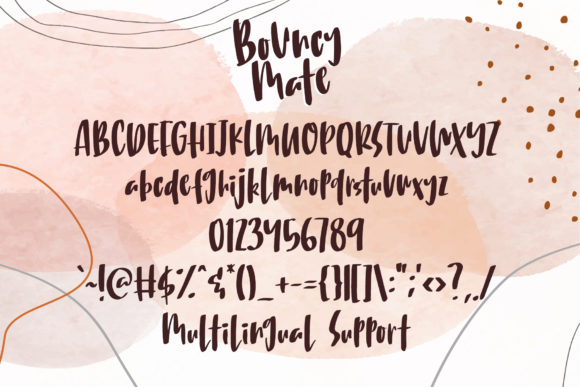 Bouncy Mate Font - Preview 5
