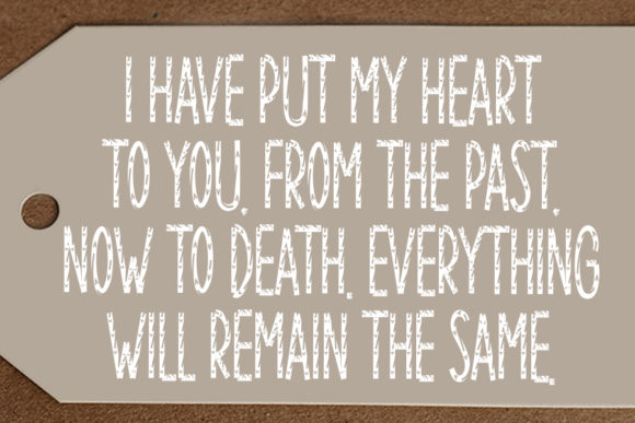 Broken Heart Font - Preview 1