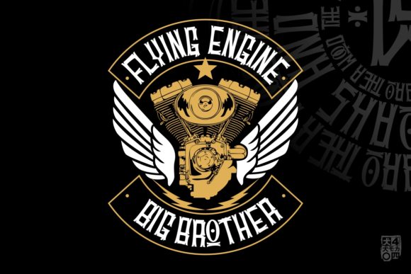Brother Wood Font - Preview 5
