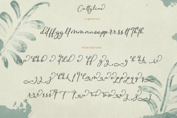 Cattyline Font - Preview 3