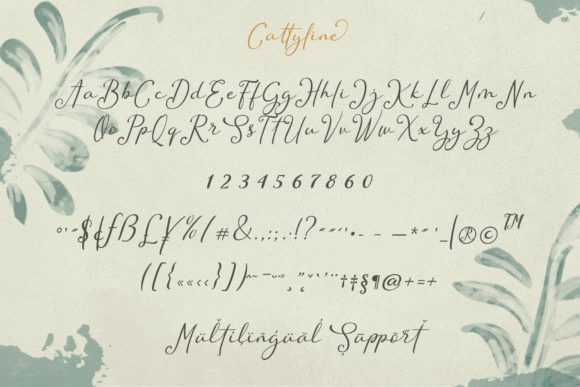 Cattyline Font - Preview 5