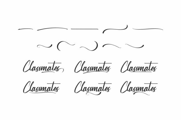 Classmates Font - Preview 6