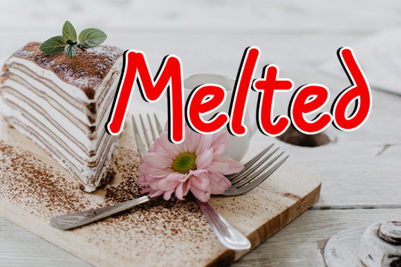 Delicious Cake Font - Preview 1