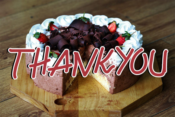 Delicious Cake Font - Preview 2