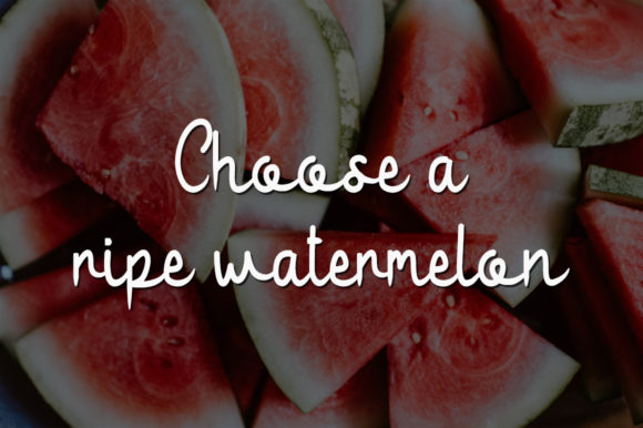 Fresh Watermelon Font PNG with transparent background - Preview 2