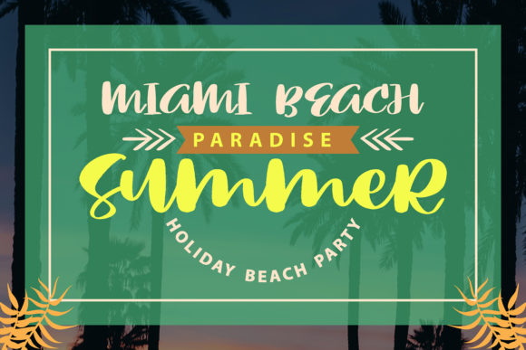 Halliway Font - Preview 1