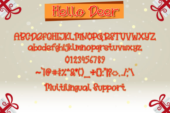 Hello Deer Font - Preview 4