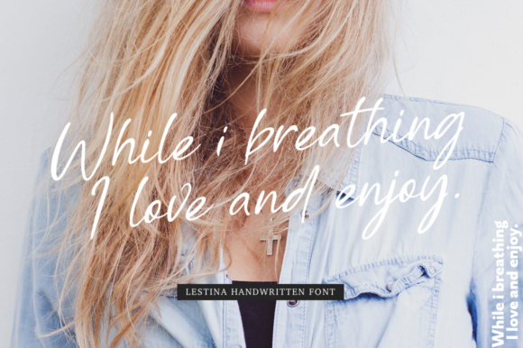 Lestina Font font preview - 6