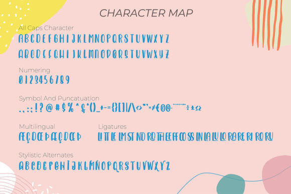 Little Elmina Font PNG with transparent background - Preview 4