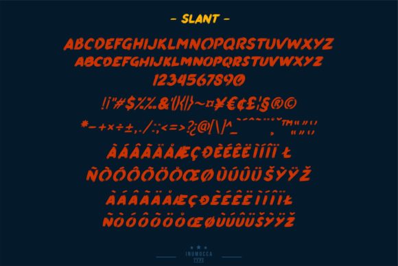 Pumpkin’s Brush Font PNG with transparent background - Preview 2