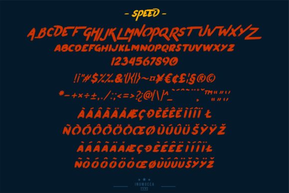 Pumpkin’s Brush Font PNG with transparent background - Preview 3