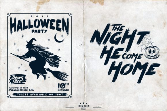 Pumpkin’s Brush Font PNG with transparent background - Preview 5