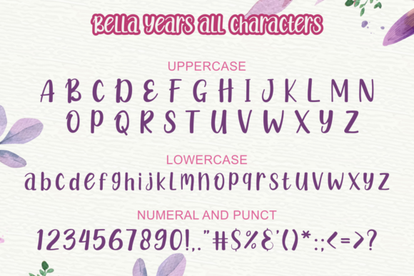 Bella Years Font - Preview 5
