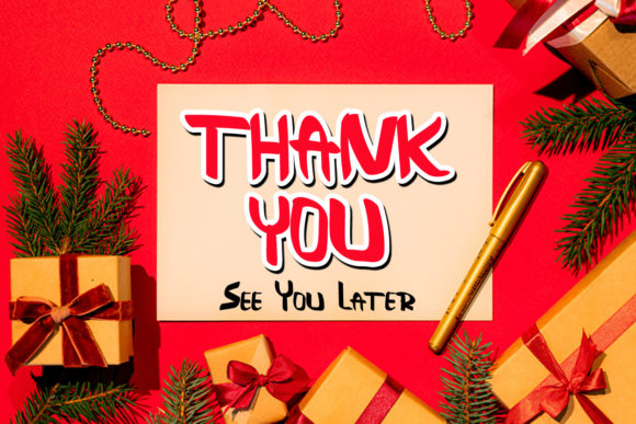 Christmas December Font - Preview 2