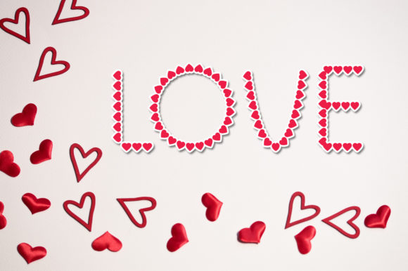 Color Hearts Font - Preview 3