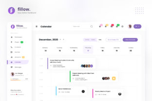 Fillow - Saas Admin Dashboard UI Graphic by peterdraw · Creative Fabrica