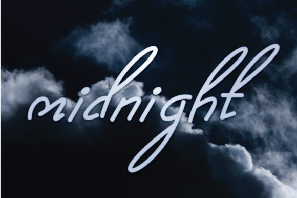 First Light Font PNG with transparent background - Preview 2