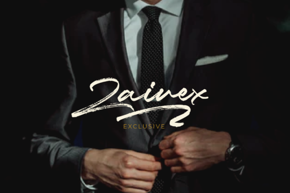 Luxery Font PNG with transparent background - Preview 1