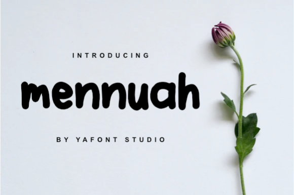 Mennuah Font PNG with transparent background - Preview 2