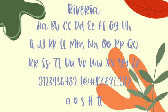 Riveria Font PNG with transparent background - Preview 2