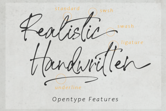 Signature United Font PNG with transparent background - Preview 4