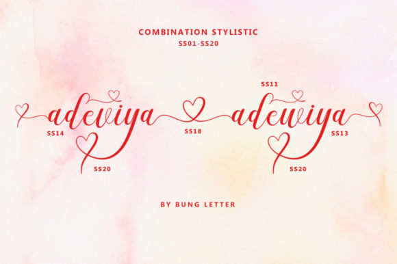 Adeviya Adewiya Font - Preview 3