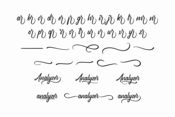 Analyzer Font - Preview 6