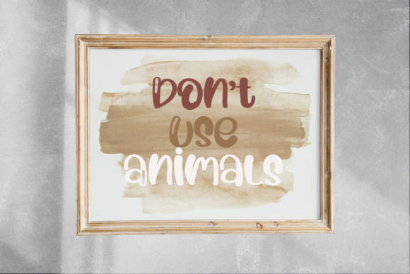 Animal Parade Font PNG with transparent background - Preview 4