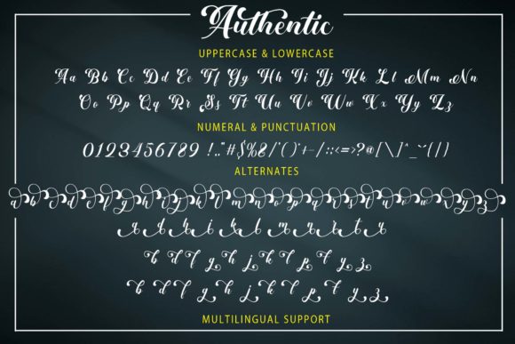 Authentic Font - Preview 6