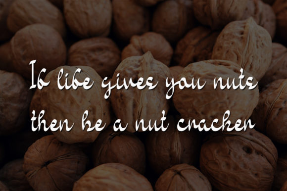 Carribean Nut Font - Preview 1