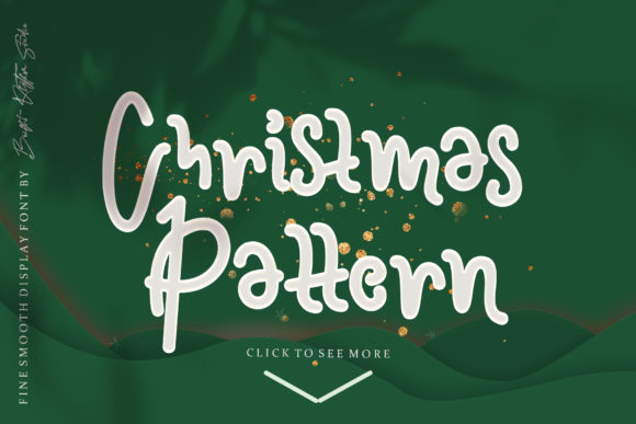 Christmas Pattern Font - Preview 1