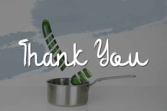 Cucumber Slices Font - Preview 4
