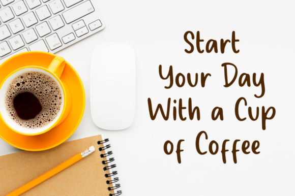 Delight Coffee Font PNG with transparent background - Preview 4